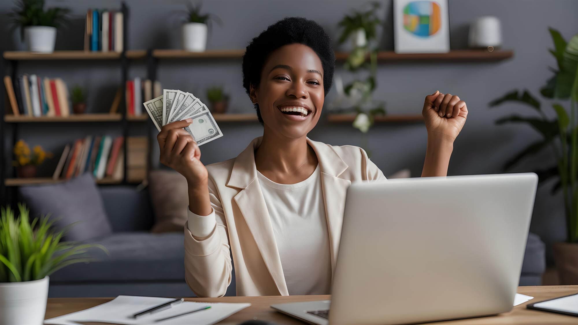 Business making international payment